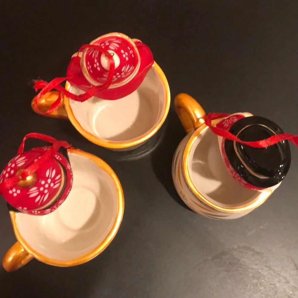 Temp-tations by Tara holiday ornaments set of 3 Christmas tree hanging decor